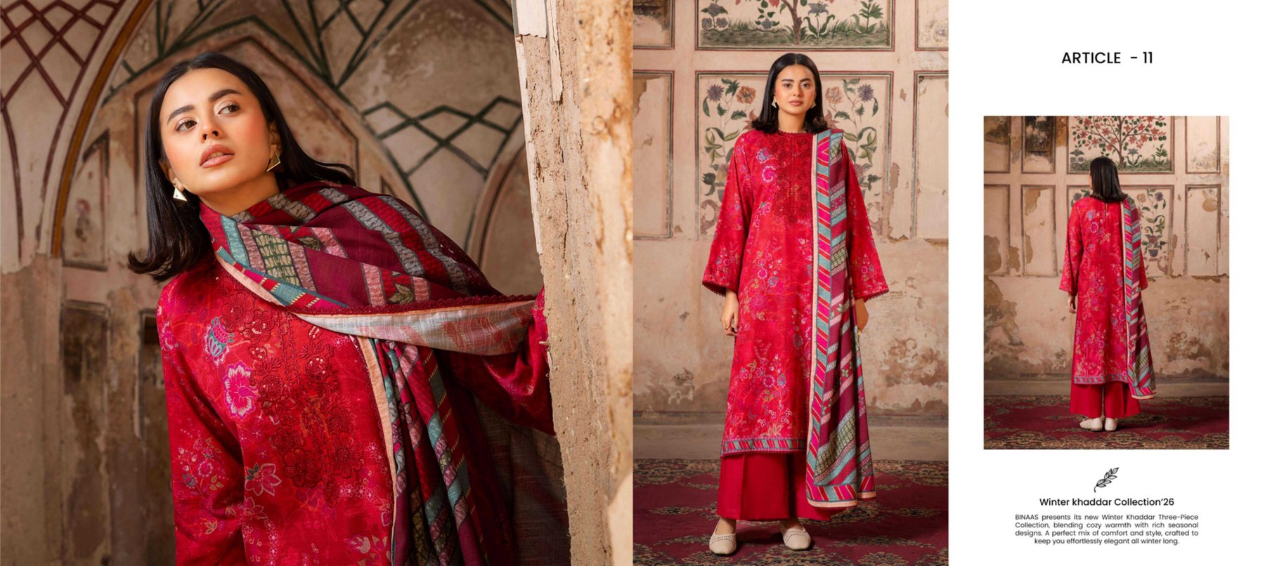 Zargul 3-PIECES LUXURY KHADDAR STITCHED - 033