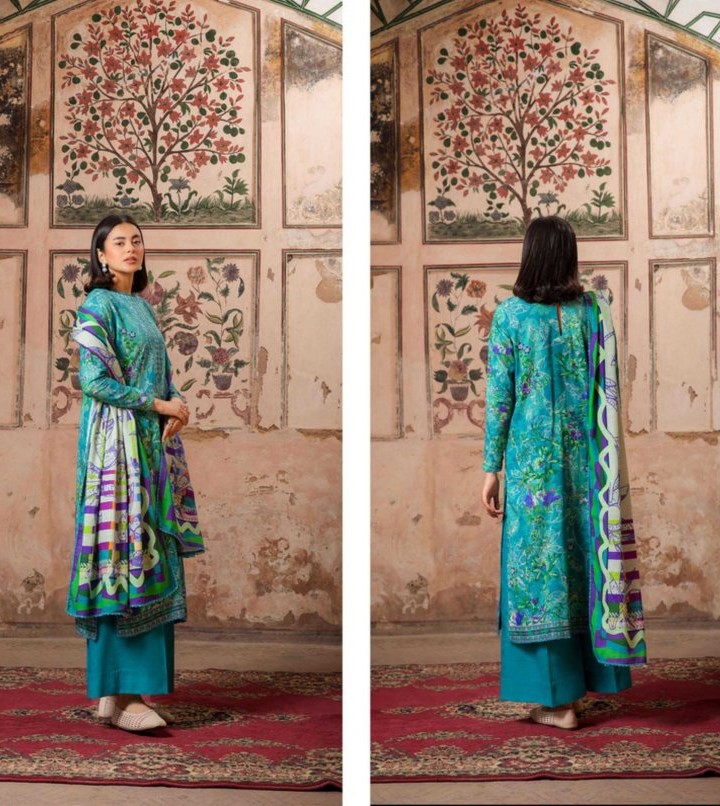 Zargul 3-PIECES LUXURY KHADDAR STITCHED - 036