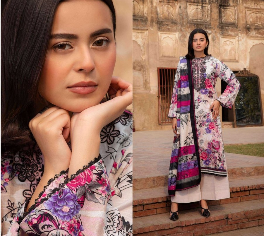 ZARGUL 3-PIECES LUXURY KHADDAR STITCHED - 028